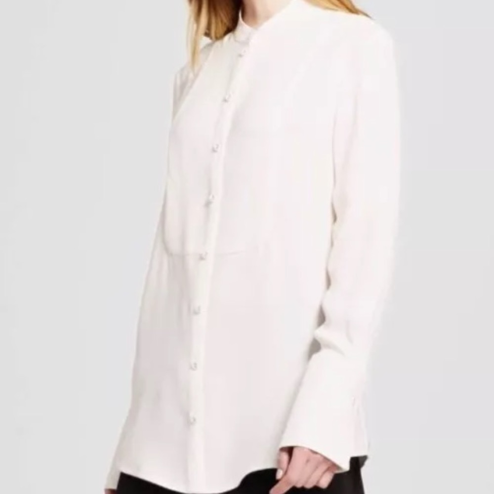 Victoria Beckham x Target White Button Down Top
