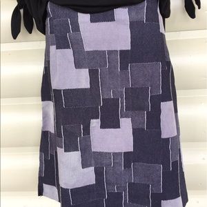 Jaimie Nicole Jean Patchwork Skirt