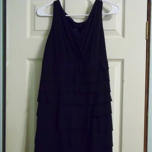 Dressbarn Black Ruffle Dress