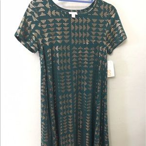 NEW Lularoe Elegant Carly Dress hi low hem line