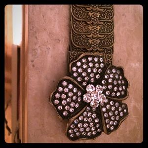 Unique design Gold metal belt