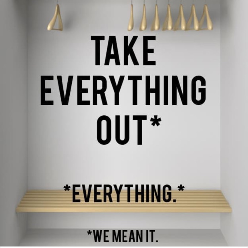 ALL ITEMS are going to consignment sale!