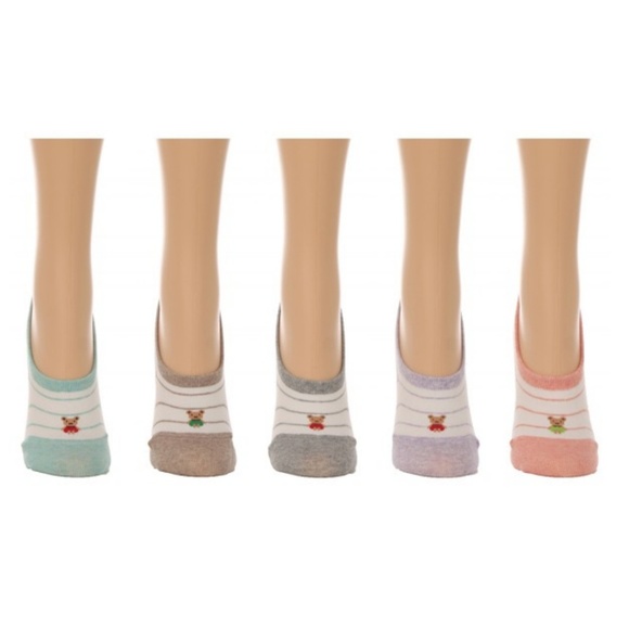 Women's No Show Socks w/ Silicon Pad (10 pair set) - Picture 1 of 3