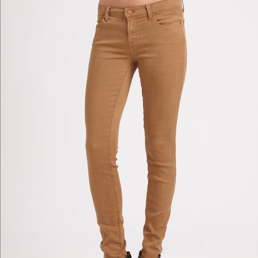 J Brand Brown Super Skinny Jeans 26