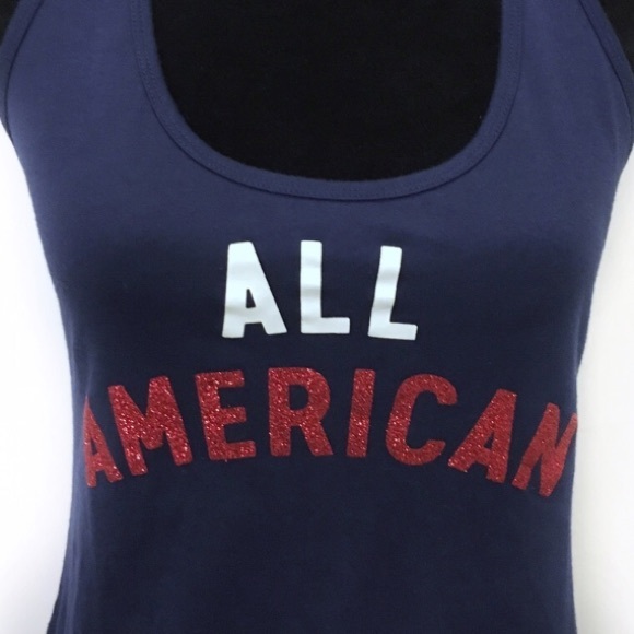 NEW Victoria's Secret Blue All American Tank Top - Picture 4 of 6