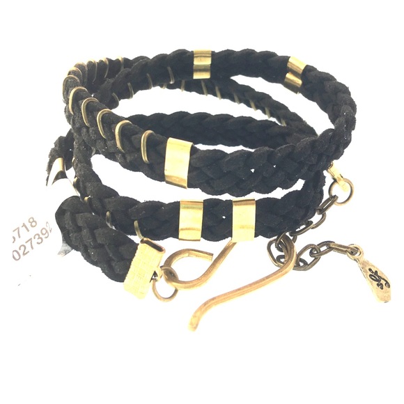 Free People Black Braided Wrap Bracelet - Picture 3 of 5