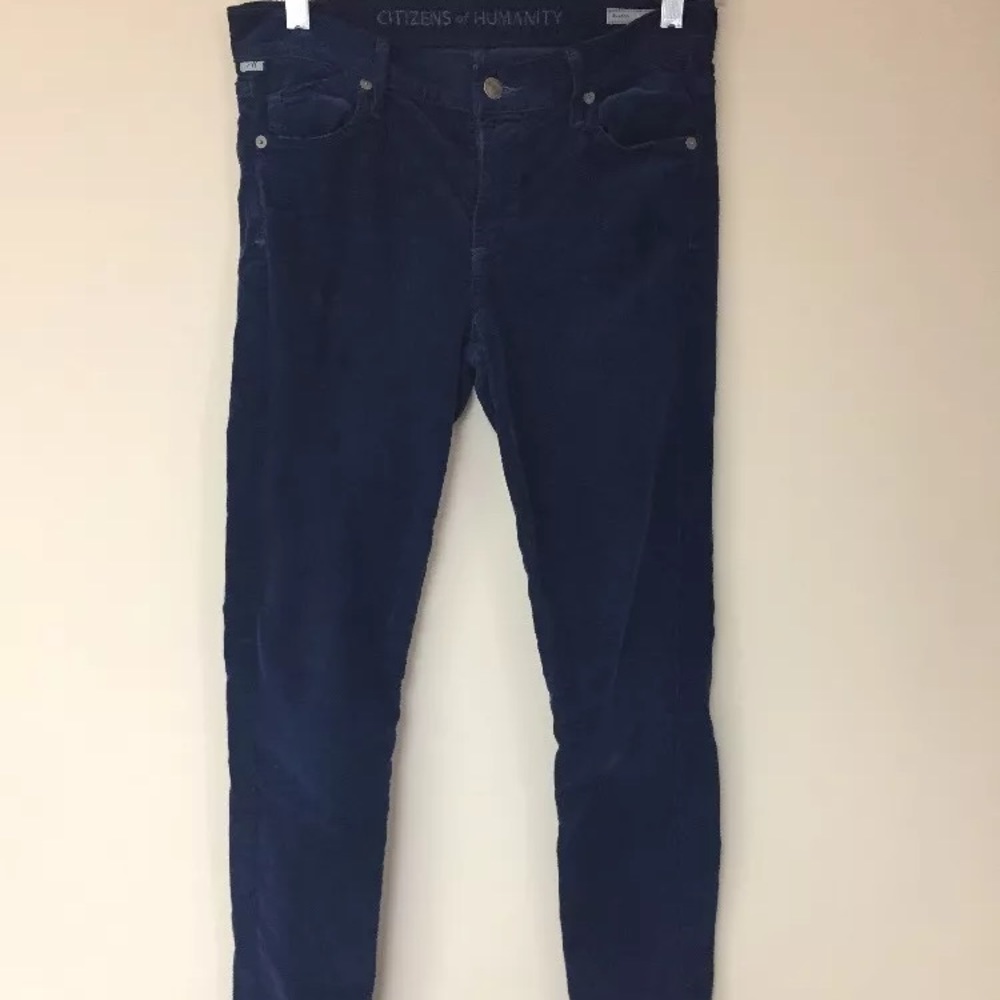Citizens Of Humanity Navy Skinny Corduroy pants 25
