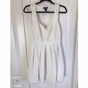 Wet seal flirt and flare skater white dress