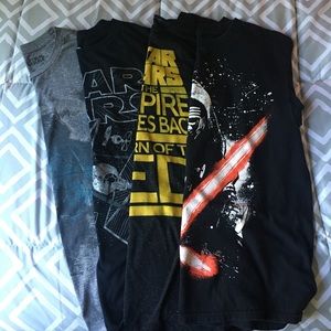 Multiple Star Wars Shirts