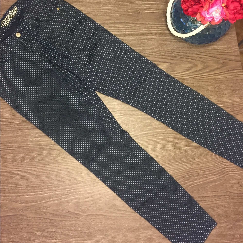 Old Navy Polka Dot Rockstar Jeans
