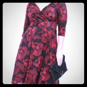 Igigi Alex Dress paisley ruby