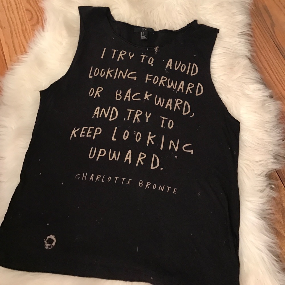 Black Quote Muscle Tank