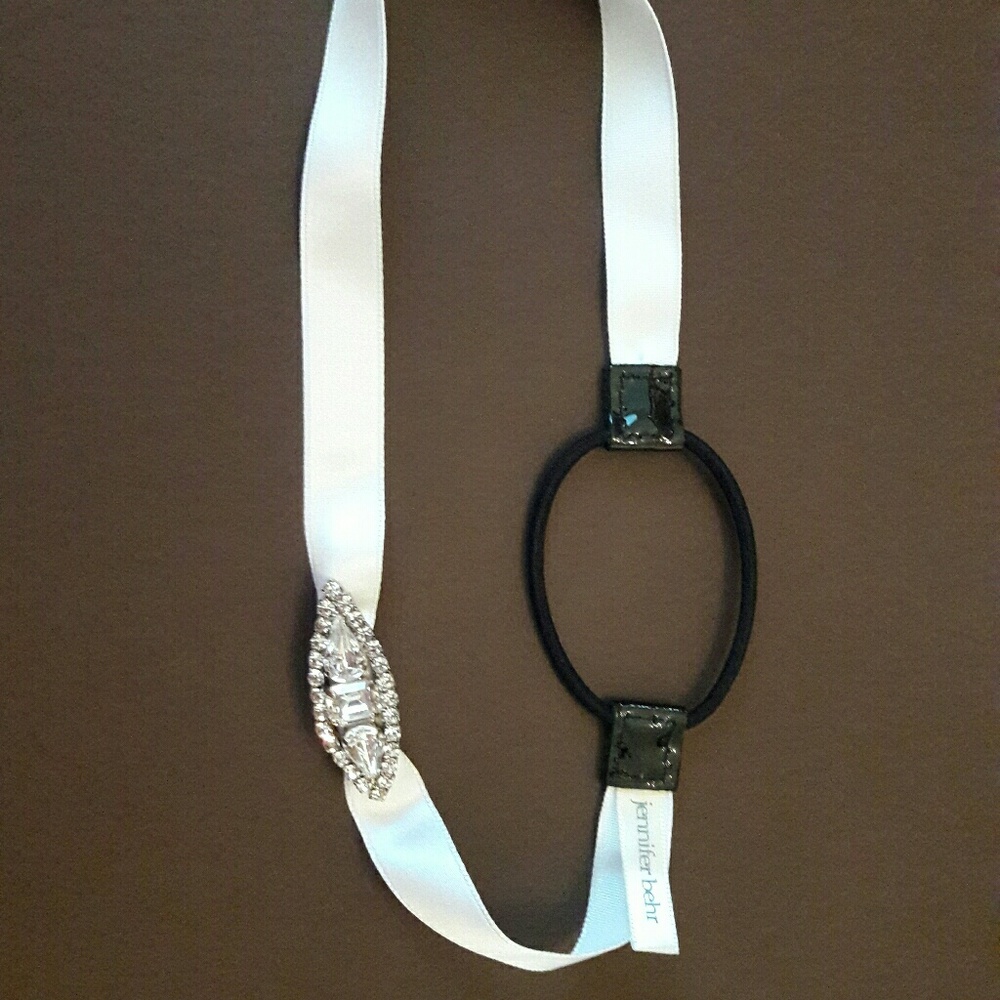 Jennifer Behr Jewel and Satin Headband