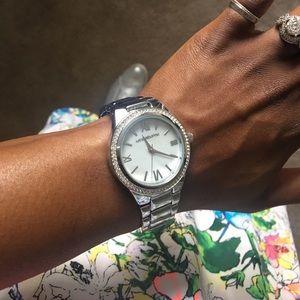 Silver Band, Liz Claiborne Watch