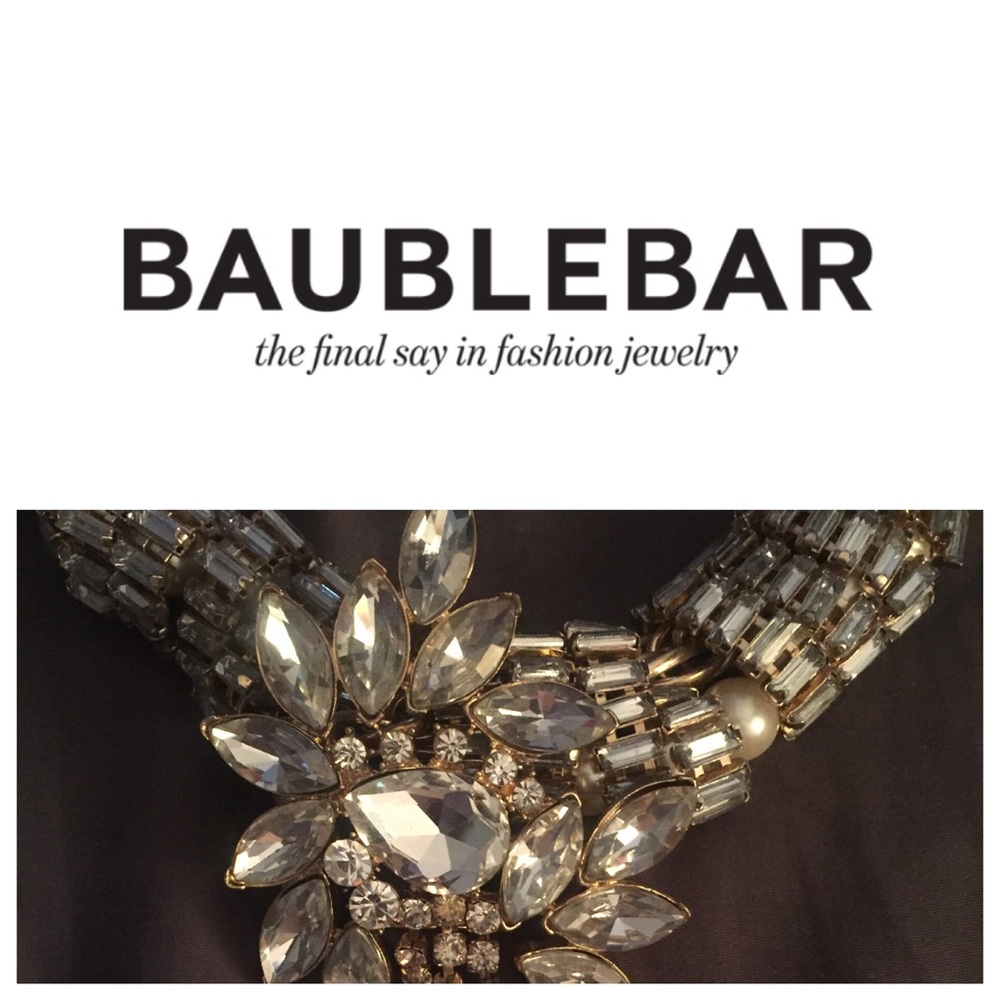 Bauble bar crystal statement necklace
