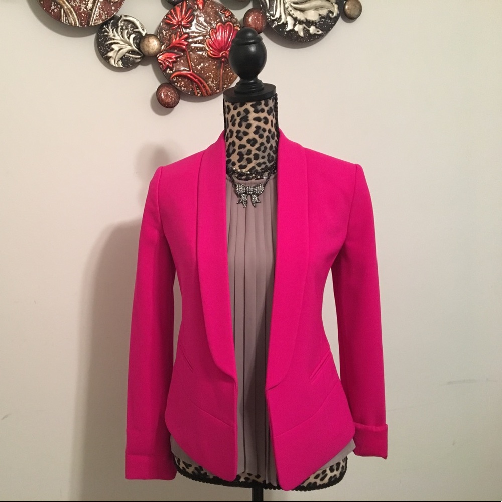 Express Hot Pink Blazer