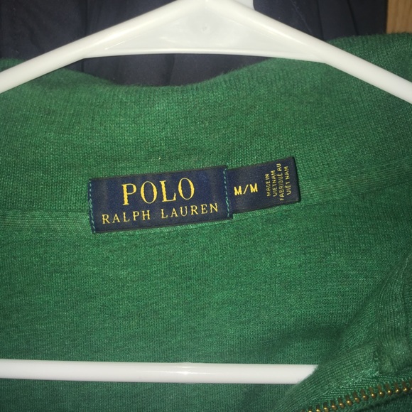 Varsity Polo Ralph Lauren half zip sweater (M) - Picture 2 of 3