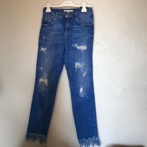 Zara ribbed jeans