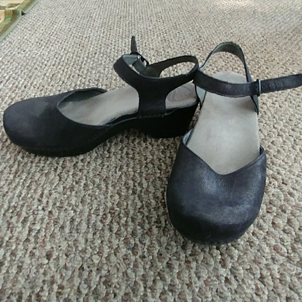 Euc Dansko open back mary jane clogs