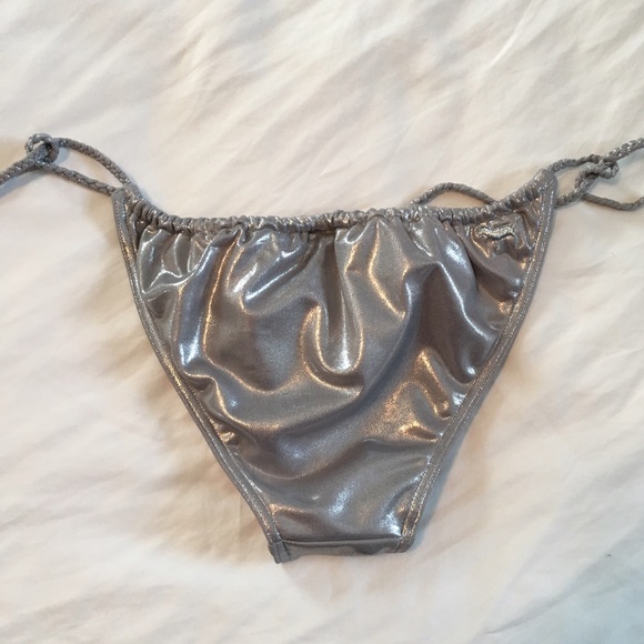 NWOT Pink Victoria Secret Silver Bikini - Picture 5 of 7
