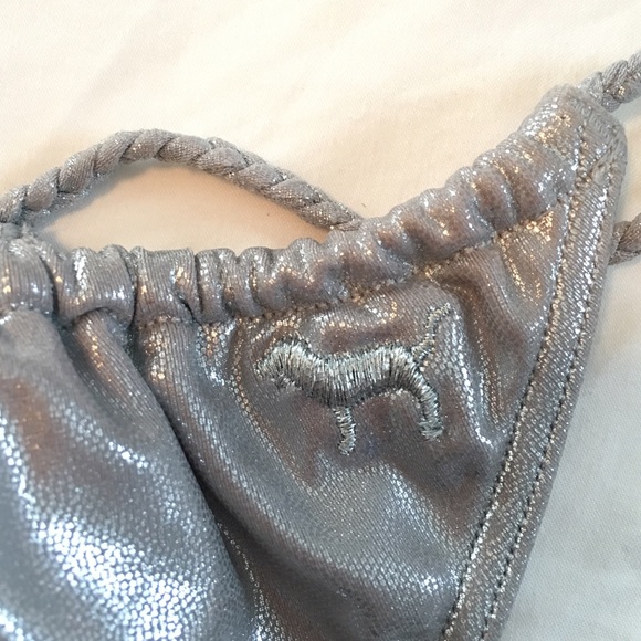 NWOT Pink Victoria Secret Silver Bikini - Picture 6 of 7