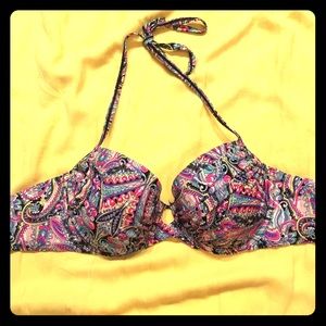 Victoria's Secret bright paisley swimsuit top