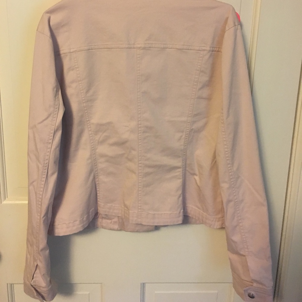 Blush Moto jacket from NY&Co size large - Picture 6 of 6