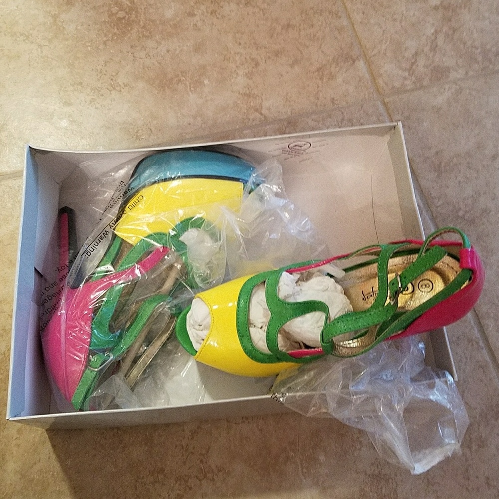 Multi-colored Heels
