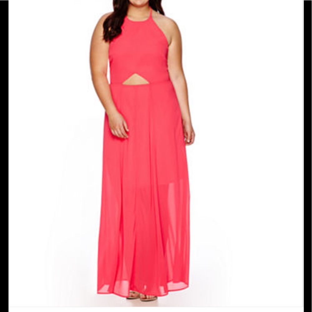 Hot Pink Maxi Dress