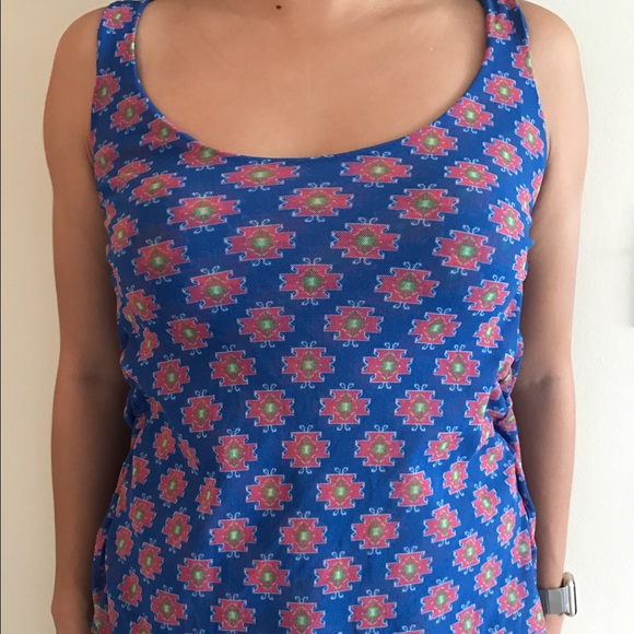 Sweet pea fun pattern tank top - Picture 4 of 4