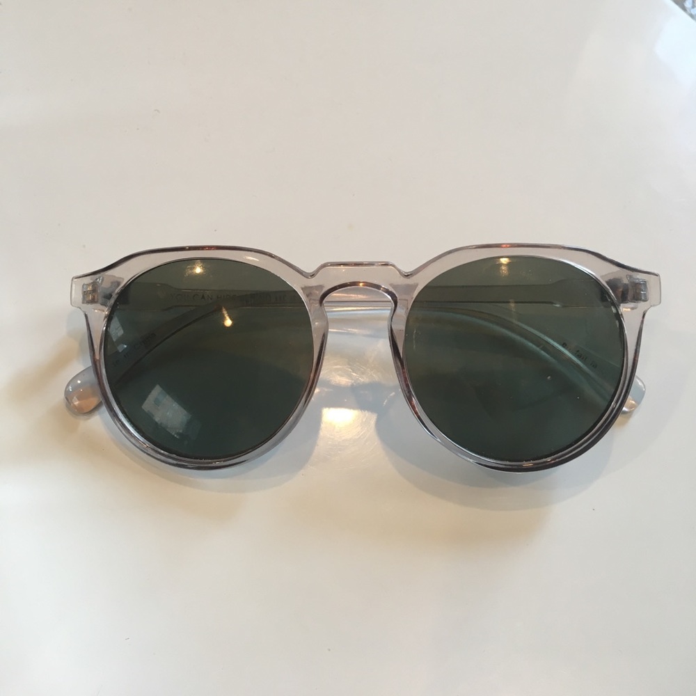 ASOS clear acrylic sunglasses