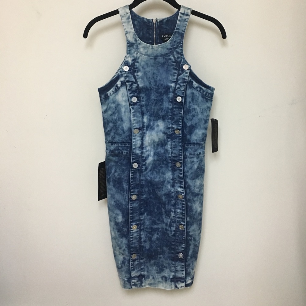 Denim Bodycon Bebe Dress