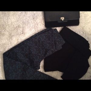 Flash Sale ⚡️⚡️Green/black pattern skinny pants