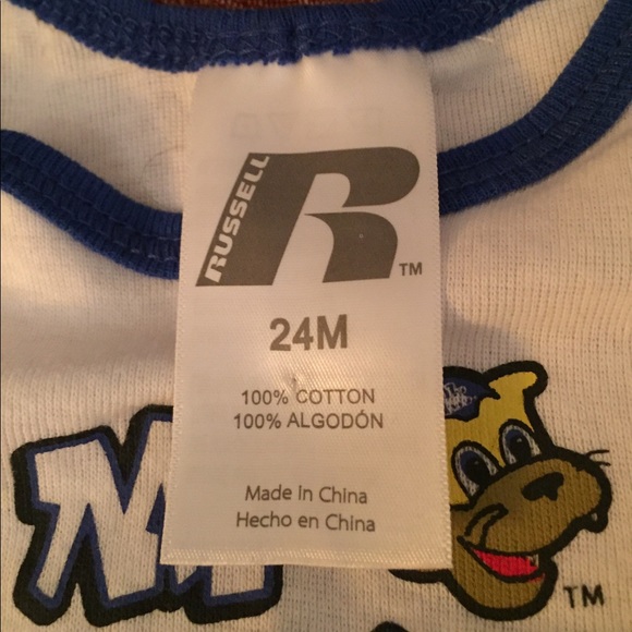 Baby Onesie Kentucky My Fist Words Go Big Blue 24m - Picture 3 of 3