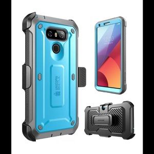 LG G6 Unicorn Beetle Pro case blue. NIB