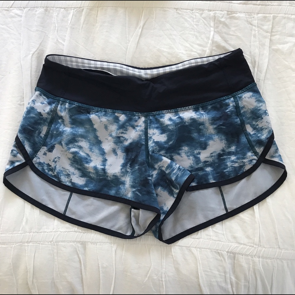 Lululemon speed shorts size 4. 4 way stretch.