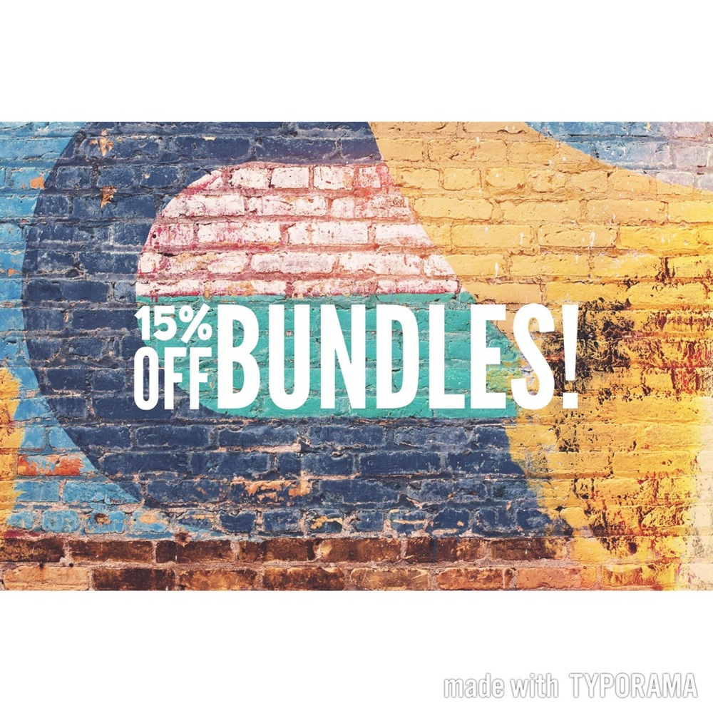 Bundle & save! 15% off bundles of 2 or more!