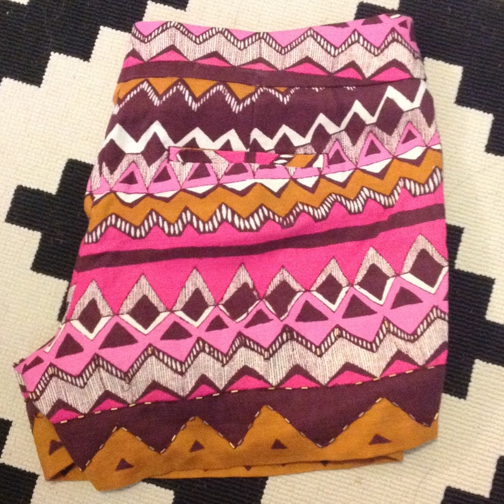Pink Tribal Shorts