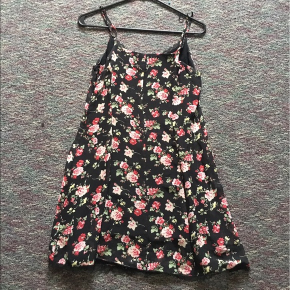 Lucca Couture Lace-Trim Chiffon Slip Dress - Picture 4 of 4