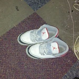 So white and red Jordan