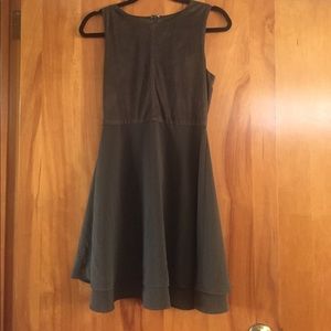 Olive Green Skater Dress