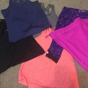 Fitness Active Wear Running Tank tops Leggings LOT