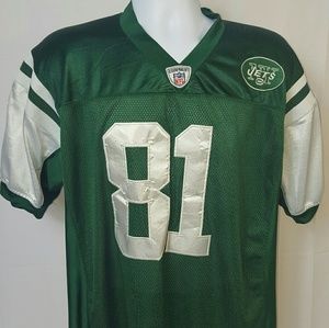 NY JETS #81 KELLER SEWN  ONFIELD NFL JERSEY