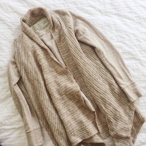Anthropologie Cream Sweater S