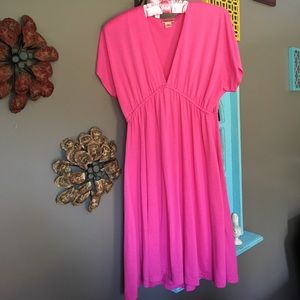 🏝Hot pink beach cover up🏖