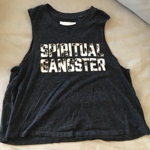 Spiritual Gangster crop tank