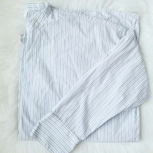 Blue and White Stripped Shirt