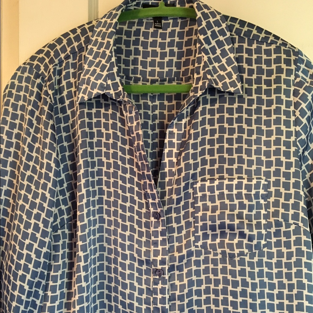Ashton blouse from The Limited🌺🌸