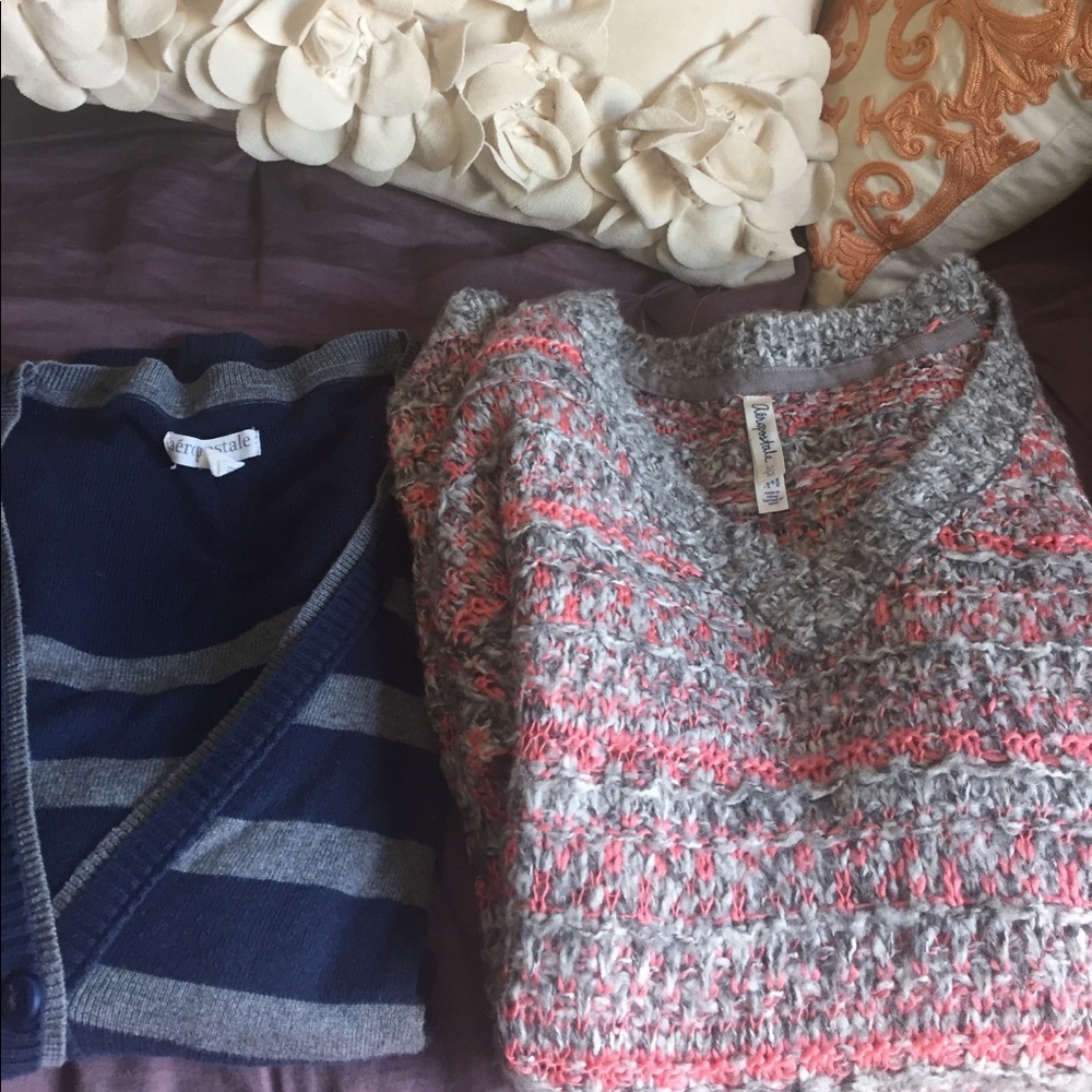 Medium cardigan and sweater only wore once