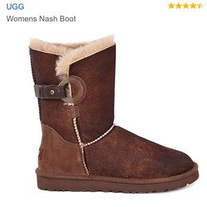 Women's brown ugg Nash boot